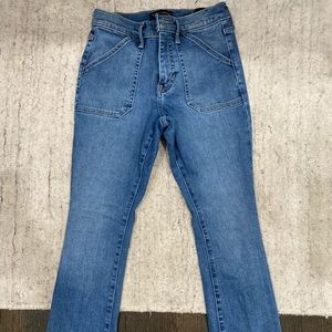Crop flare banana republic jeans